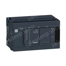 TM241C24U Logic controller, Modicon M241, 24 IO transistor NPN